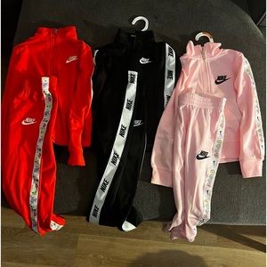 3 Nike matching sets